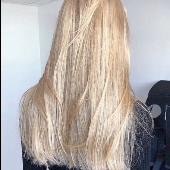 Total blond. Длина волос от 35 см