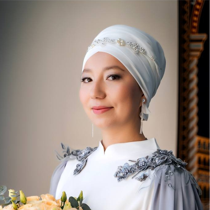 макияж на никах + повязыние платка