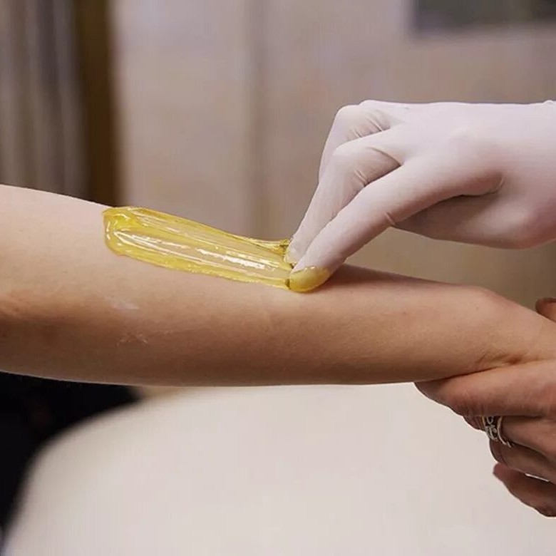 Шугаринг руки до локтя