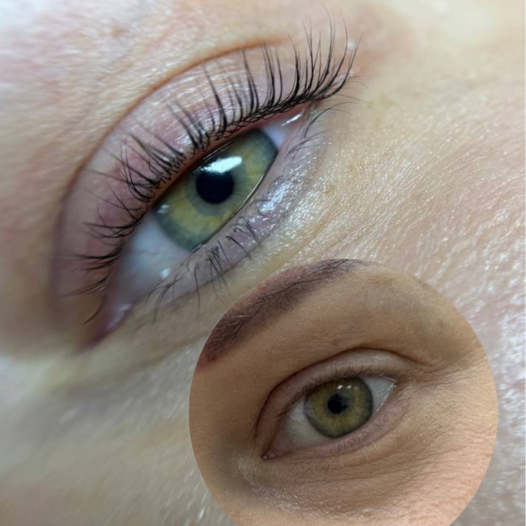 Ламинирование ресниц + протеиновая реконструкция волосков