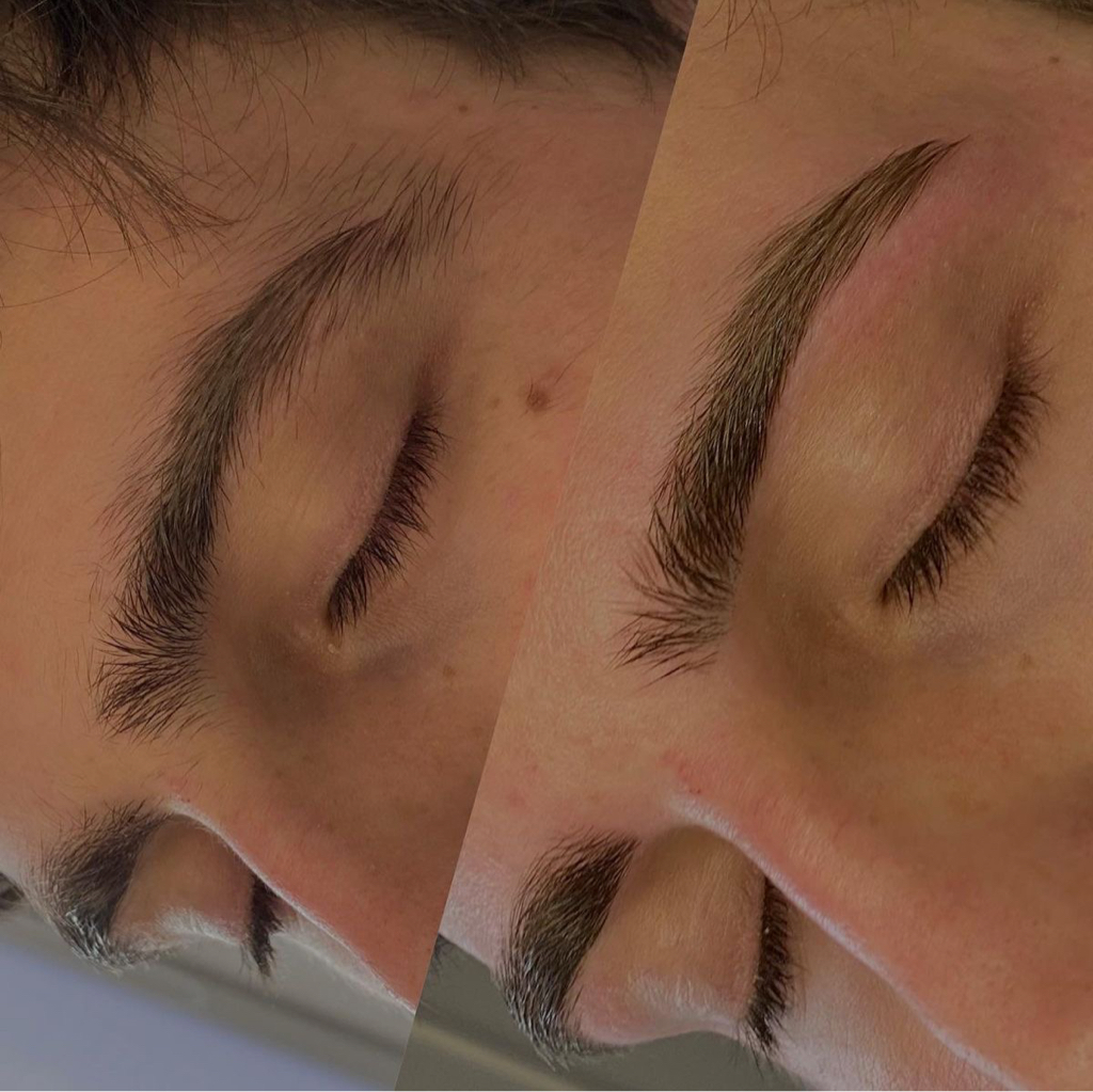 Мужская коррекция бровей