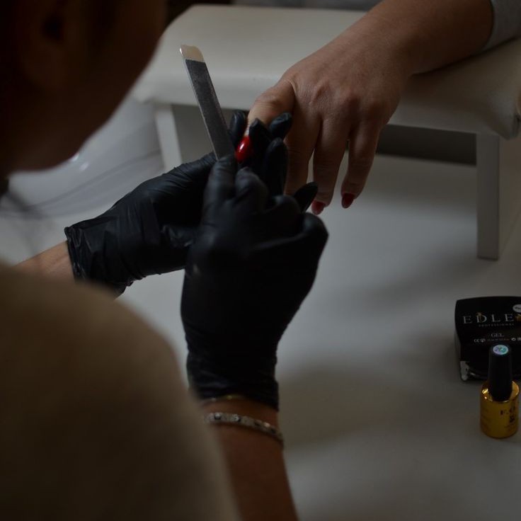 Снятие гель-лака + опил формы