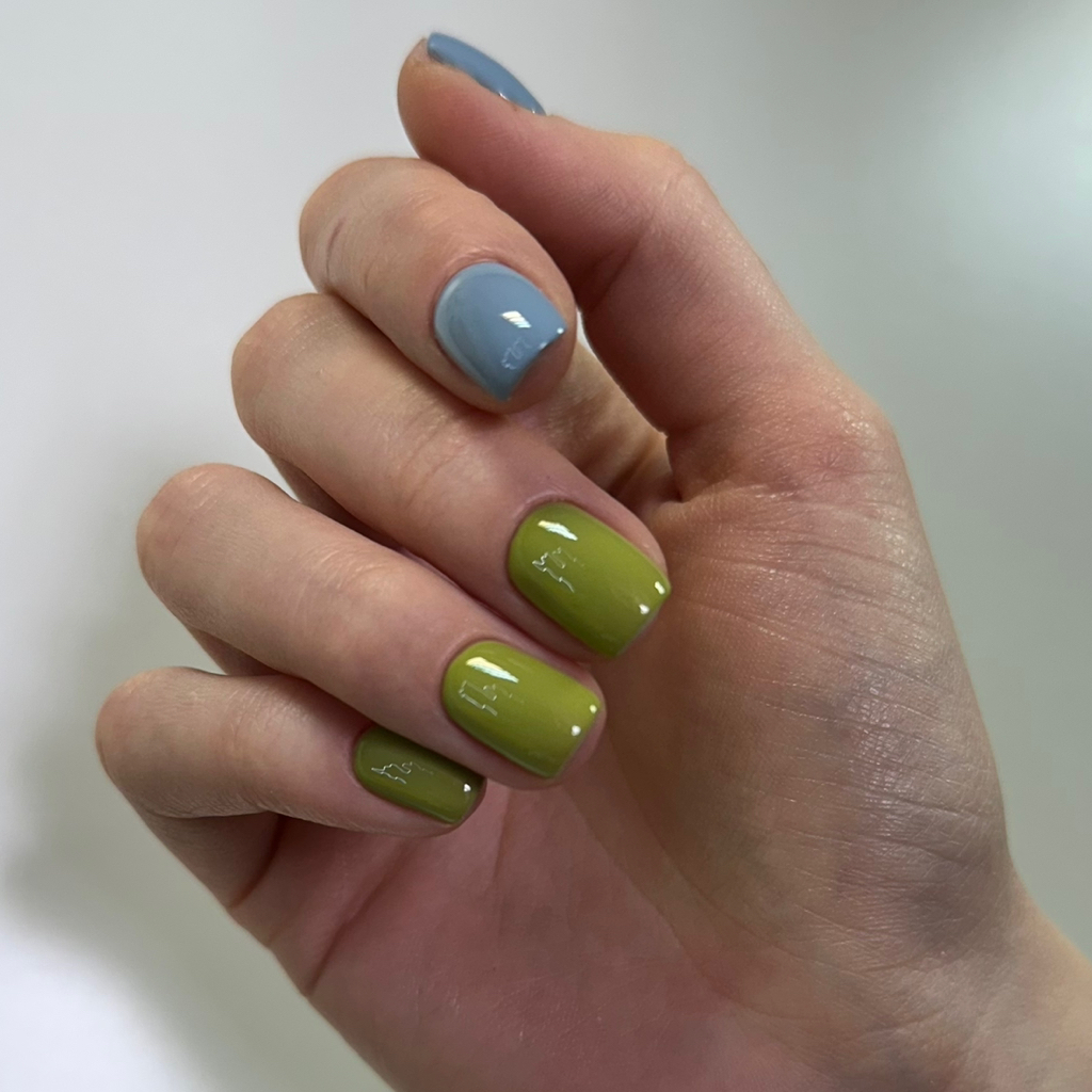 Маникюр,покрытие гель-лак,укрепление гелем - короткие ногти до 2мм