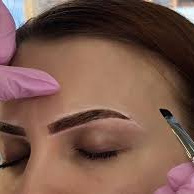 Коррекция формы(воск/пинцет)+окрашивание(краска/хна)