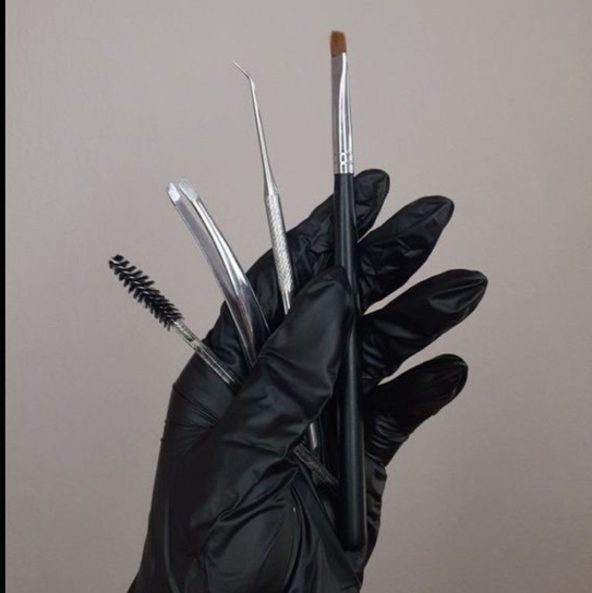 Брови:оформление+долговременная укладка+окрашивание