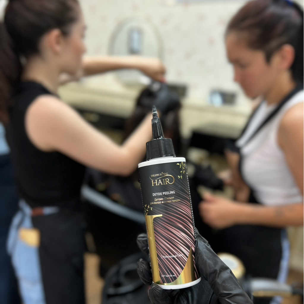 Пилинг / Детокс кожи головы + массаж + консультация + мытье + маска с кератином + сплит система запаивания кончиков + умный срез