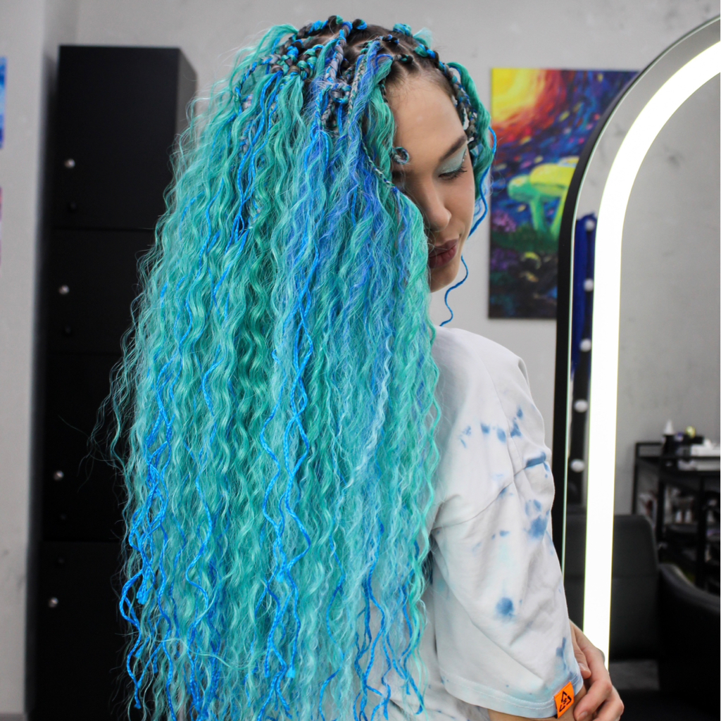 Вплетение комплекта (Дреды, Косы)