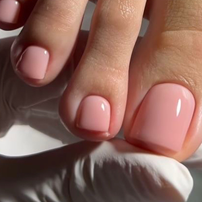 Pedicure + Gel polish.(без обработки стопы)