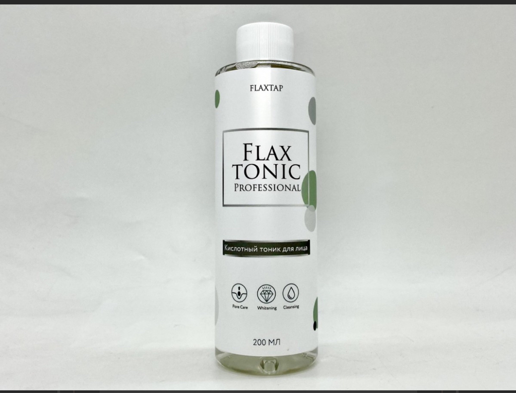 Кислотный тоник для лица FlaxTonic Professional - 200мл
