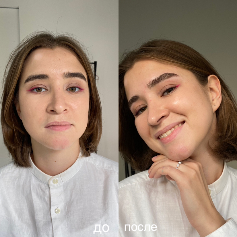 Коррекция бровей