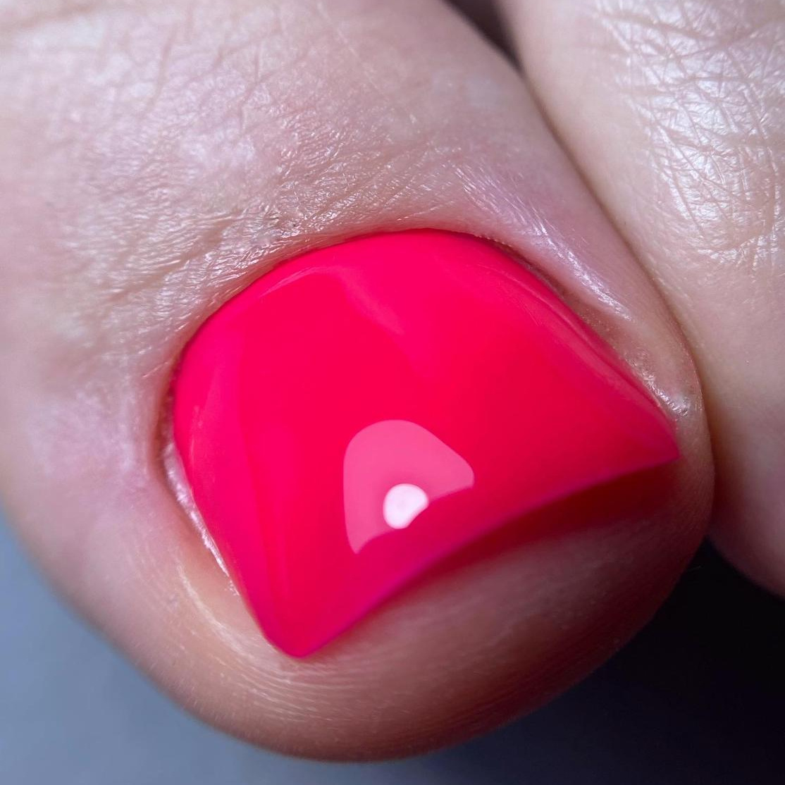 Педикюр только пальчики с покрытием гель лака