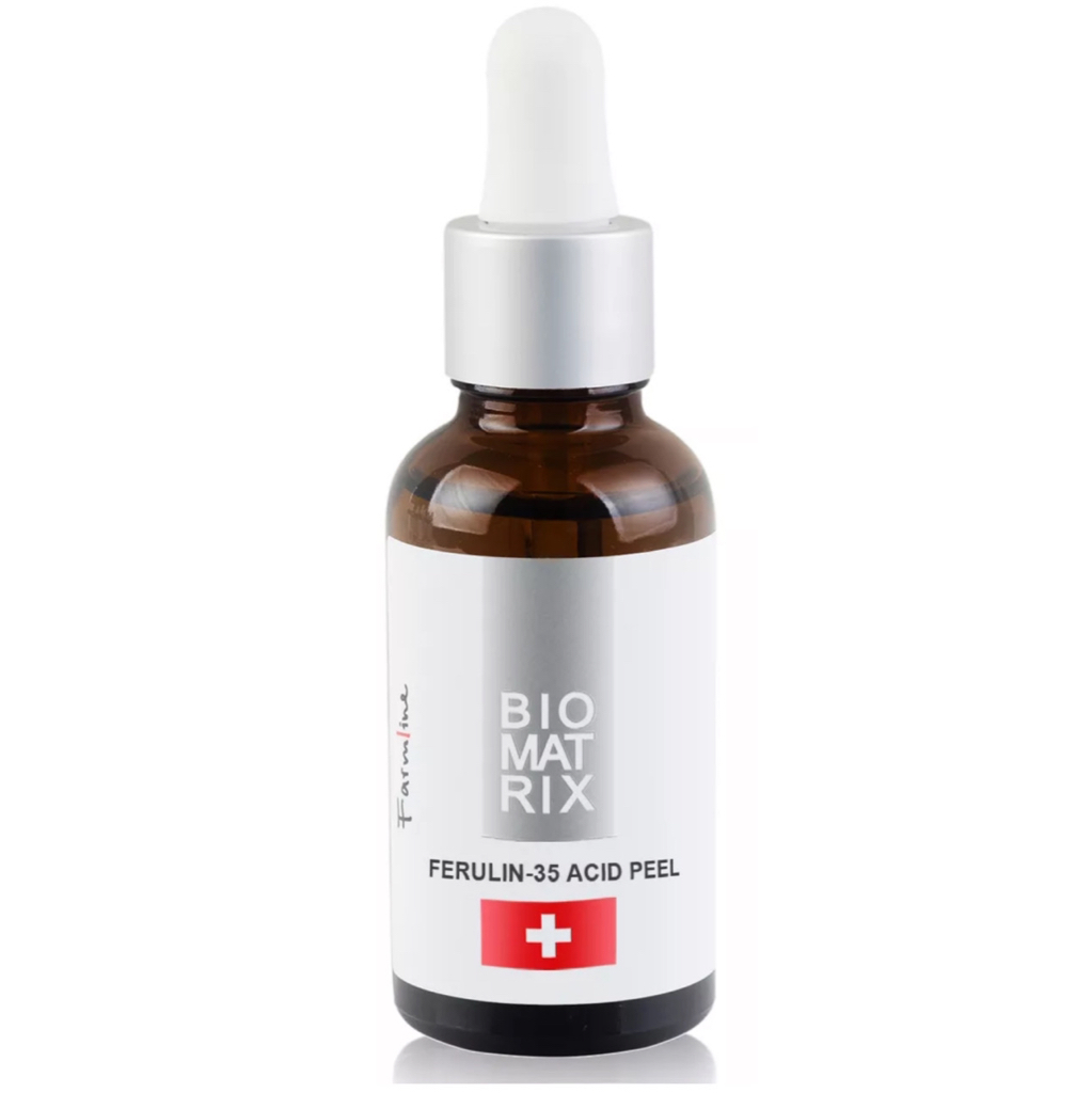 Пилинг с феруловой и миндальной кислотой 35% Biomatrix лицо + шея