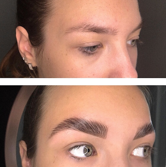 Долговременная укладка + коррекция + окраска