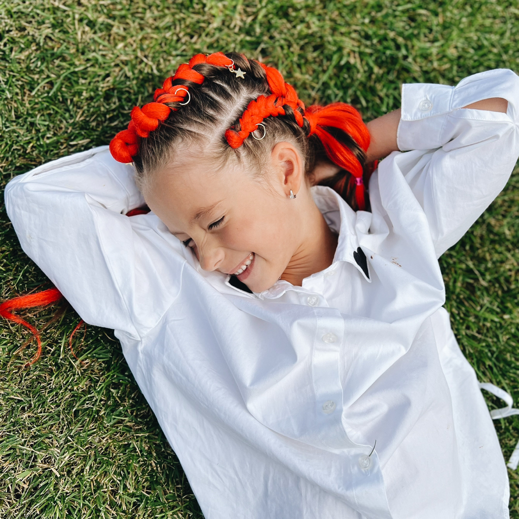 Детская прическа/плетения/канеколон