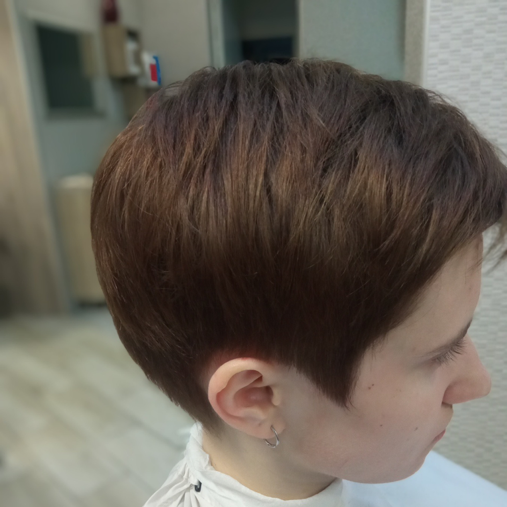 Однотонное окрашивание волос