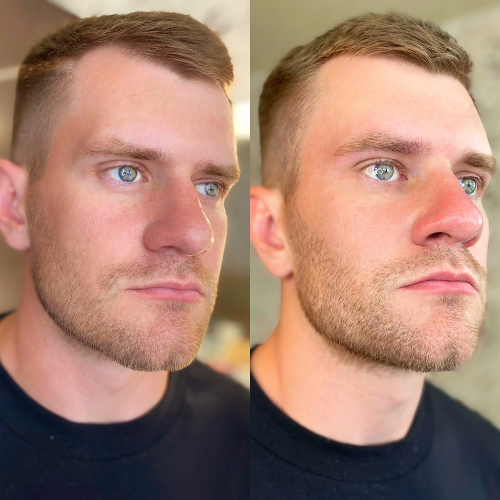 Мужская коррекция бровей с тонированием