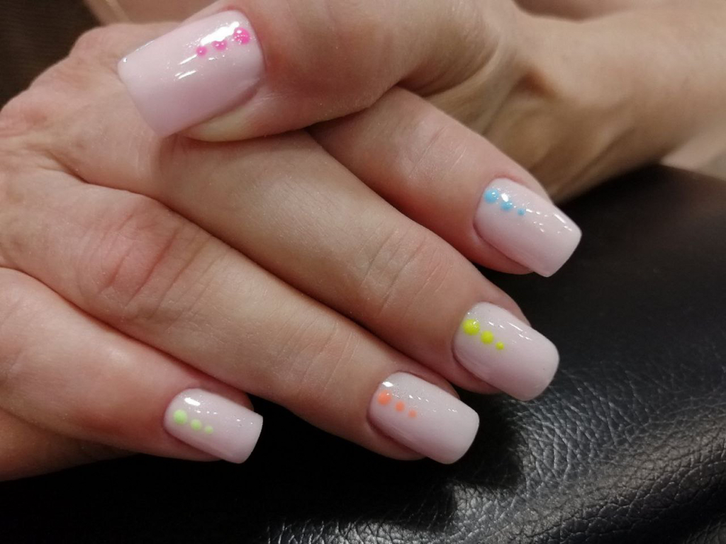 Маникюр с долговременным покрытием + дизайн