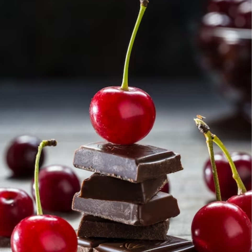 Шагнула через форточки вишневой косточкой. Вишня в шоколаде. Cherry Chocolate. Your Cherry.