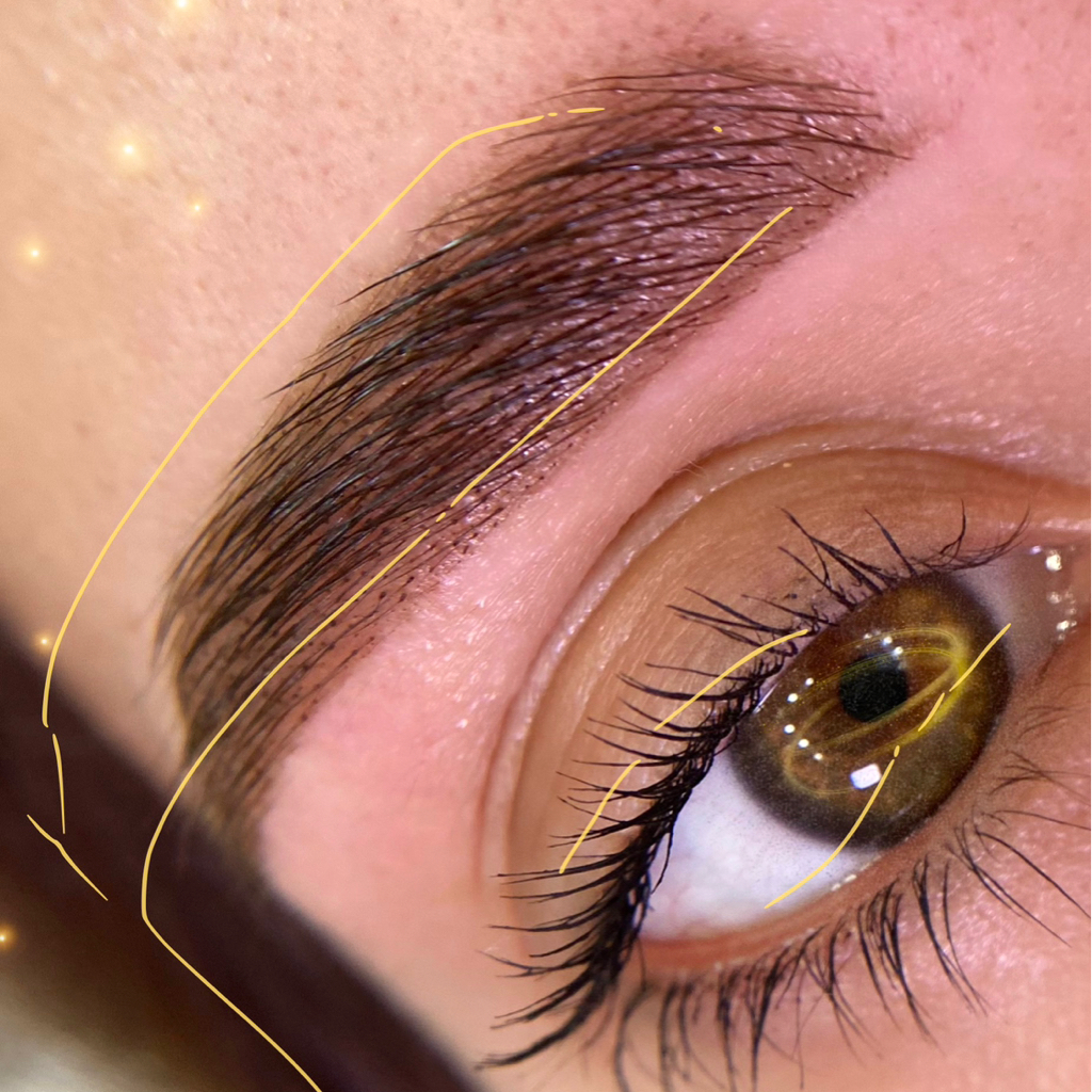 Коррекция и окрашивание бровей