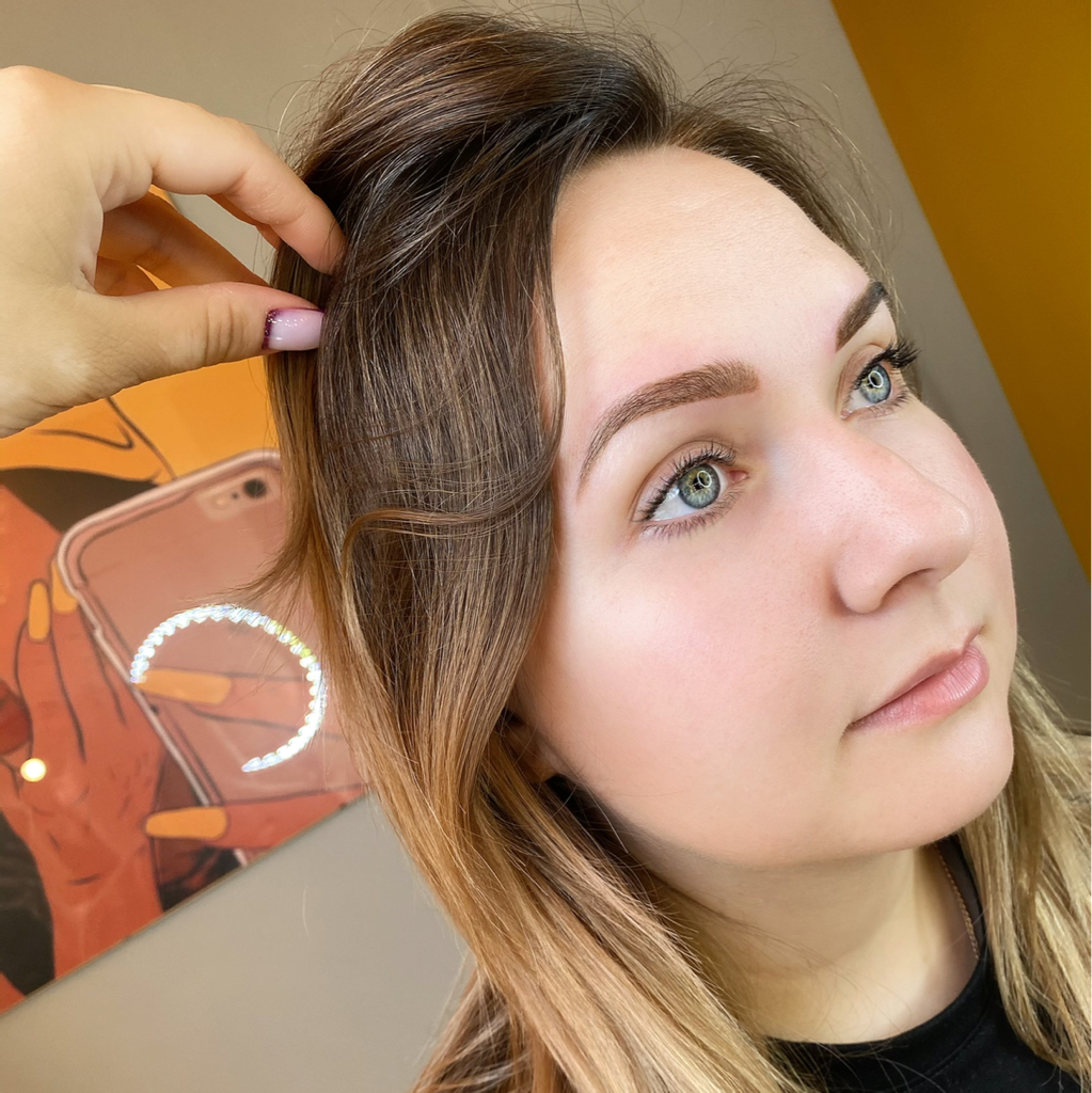 Архитектура бровей + окрашивание краской