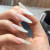 Восстановление архитектуры ногтей (поднятие клюющих/скрученных ногтей) с дизайном-сюрпризом